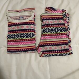 Old Navy Kids Striped Pattern Pajama Set